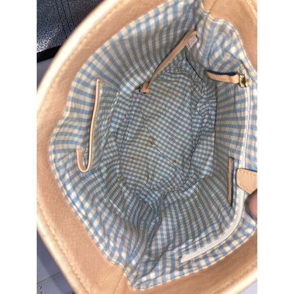 DOONEY & BOURKE COLORFUL COATED CANVAS PLAID SHOULDER BAG - Picture 13 of 16